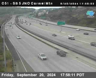 SB 5 at Carmel Mountain Rd.