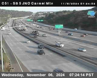 SB 5 at Carmel Mountain Rd.