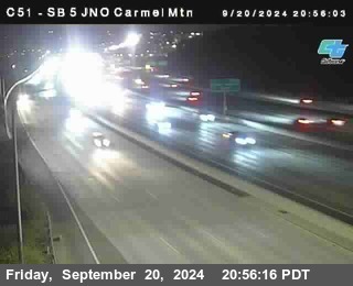 SB 5 at Carmel Mountain Rd.