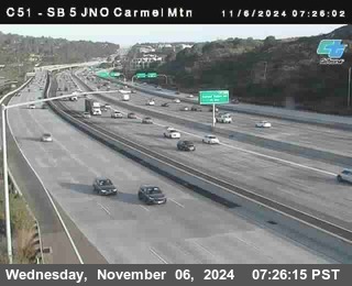 SB 5 at Carmel Mountain Rd.