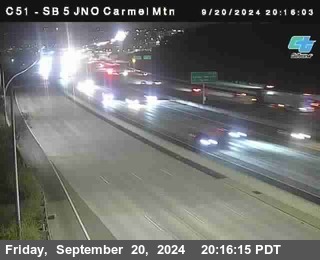 SB 5 at Carmel Mountain Rd.