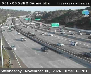 SB 5 at Carmel Mountain Rd.