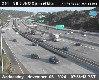 SB 5 at Carmel Mountain Rd.