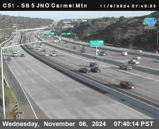 SB 5 at Carmel Mountain Rd.