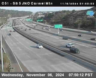 SB 5 at Carmel Mountain Rd.