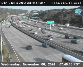 SB 5 at Carmel Mountain Rd.