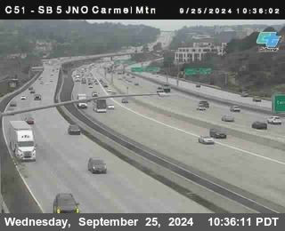 SB 5 at Carmel Mountain Rd.