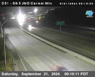 SB 5 at Carmel Mountain Rd.