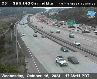 SB 5 at Carmel Mountain Rd.