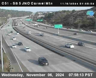 SB 5 at Carmel Mountain Rd.