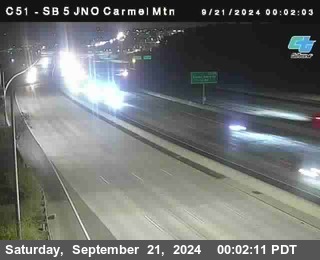 SB 5 at Carmel Mountain Rd.