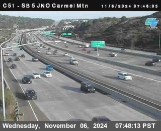 SB 5 at Carmel Mountain Rd.