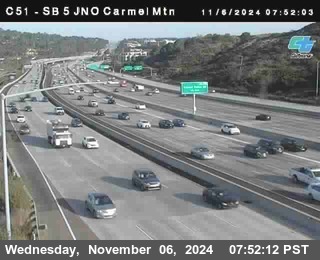 SB 5 at Carmel Mountain Rd.