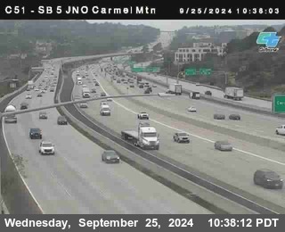 SB 5 at Carmel Mountain Rd.