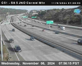 SB 5 at Carmel Mountain Rd.