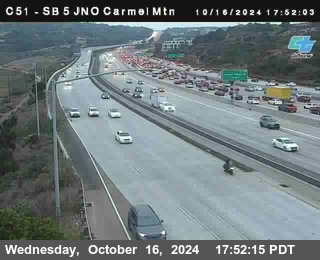 SB 5 at Carmel Mountain Rd.