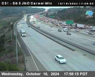 SB 5 at Carmel Mountain Rd.