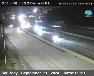 SB 5 at Carmel Mountain Rd.