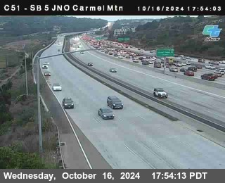 SB 5 at Carmel Mountain Rd.