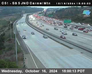 SB 5 at Carmel Mountain Rd.