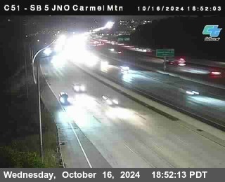 SB 5 at Carmel Mountain Rd.