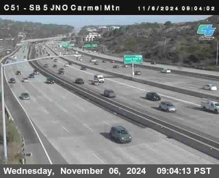 SB 5 at Carmel Mountain Rd.