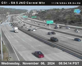 SB 5 at Carmel Mountain Rd.