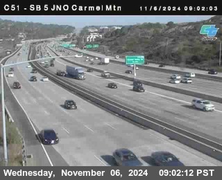 SB 5 at Carmel Mountain Rd.