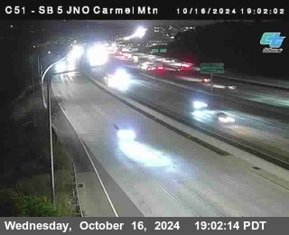 SB 5 at Carmel Mountain Rd.