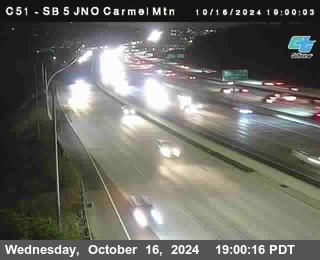 SB 5 at Carmel Mountain Rd.