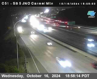 SB 5 at Carmel Mountain Rd.