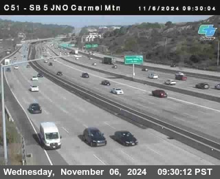 SB 5 at Carmel Mountain Rd.