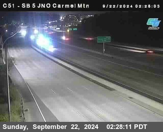 SB 5 at Carmel Mountain Rd.