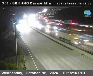 SB 5 at Carmel Mountain Rd.