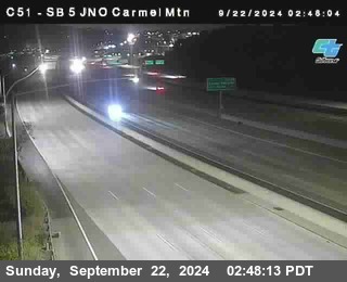 SB 5 at Carmel Mountain Rd.