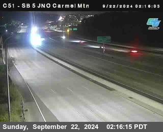 SB 5 at Carmel Mountain Rd.