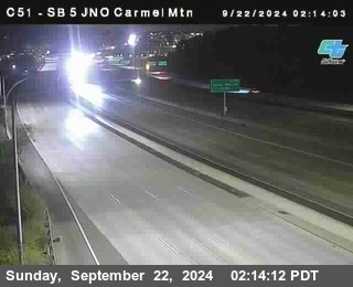 SB 5 at Carmel Mountain Rd.