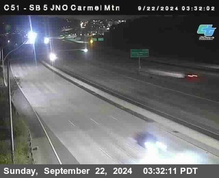 SB 5 at Carmel Mountain Rd.