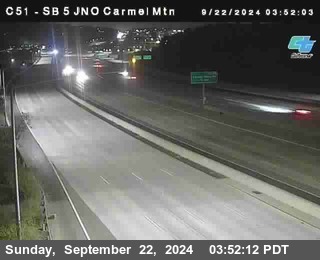 SB 5 at Carmel Mountain Rd.