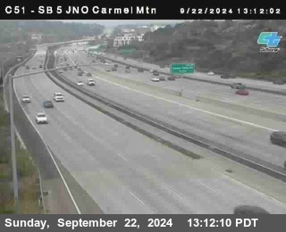 SB 5 at Carmel Mountain Rd.