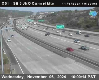 SB 5 at Carmel Mountain Rd.