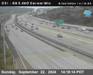 SB 5 at Carmel Mountain Rd.