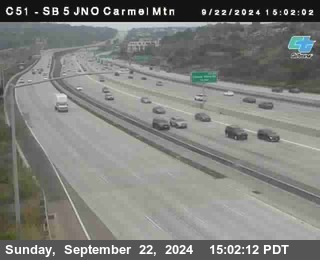 SB 5 at Carmel Mountain Rd.