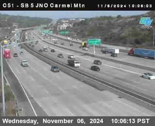 SB 5 at Carmel Mountain Rd.