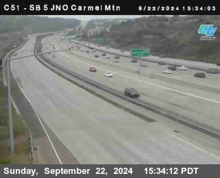 SB 5 at Carmel Mountain Rd.