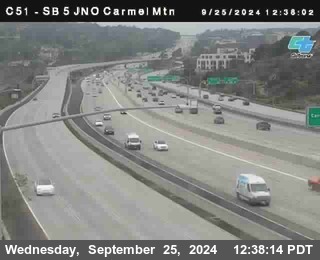 SB 5 at Carmel Mountain Rd.