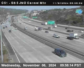 SB 5 at Carmel Mountain Rd.