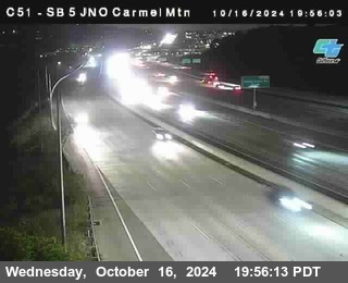 SB 5 at Carmel Mountain Rd.