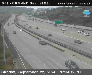 SB 5 at Carmel Mountain Rd.