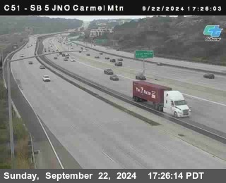 SB 5 at Carmel Mountain Rd.